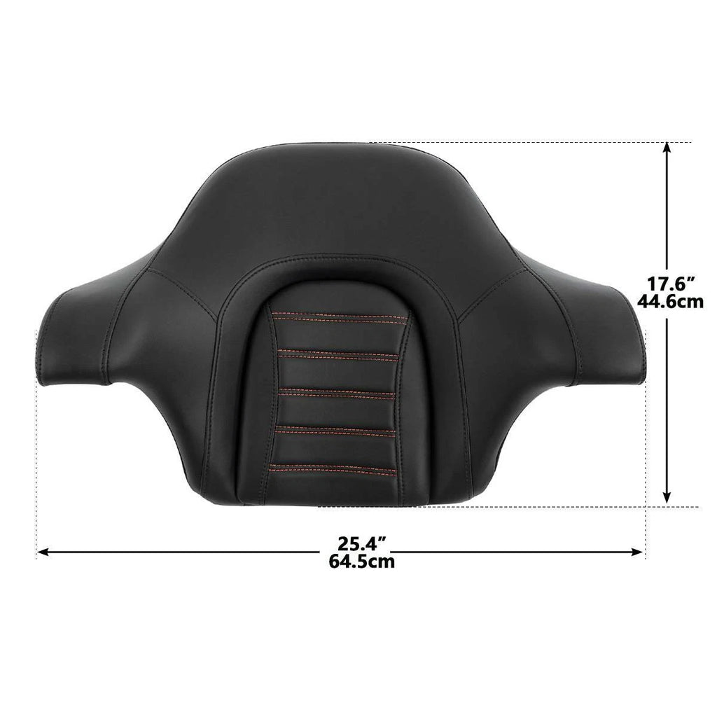 Chopped Trunk Backrest Pad for Harley Touring Glide (2014–2024)