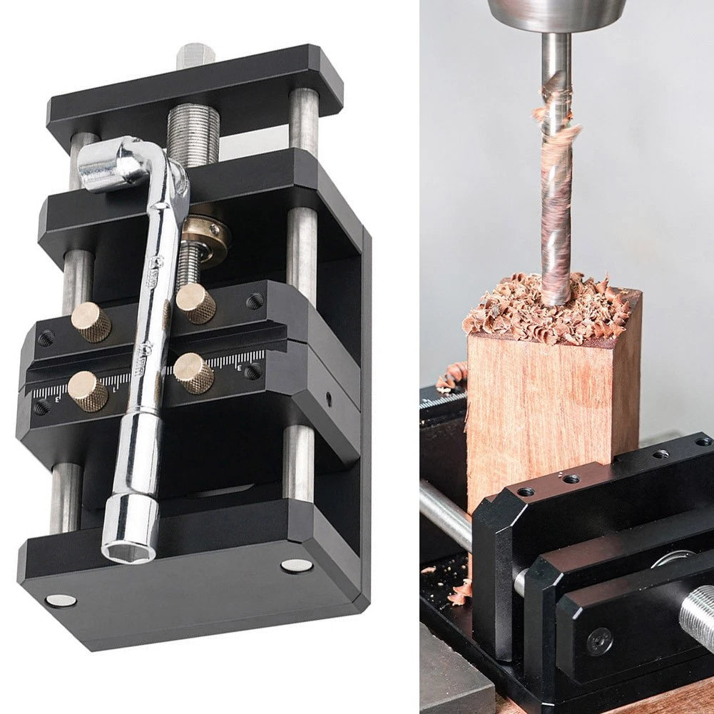 Self-Centering Vise for CNC Projects - Aluminum Alloy, Compact Design