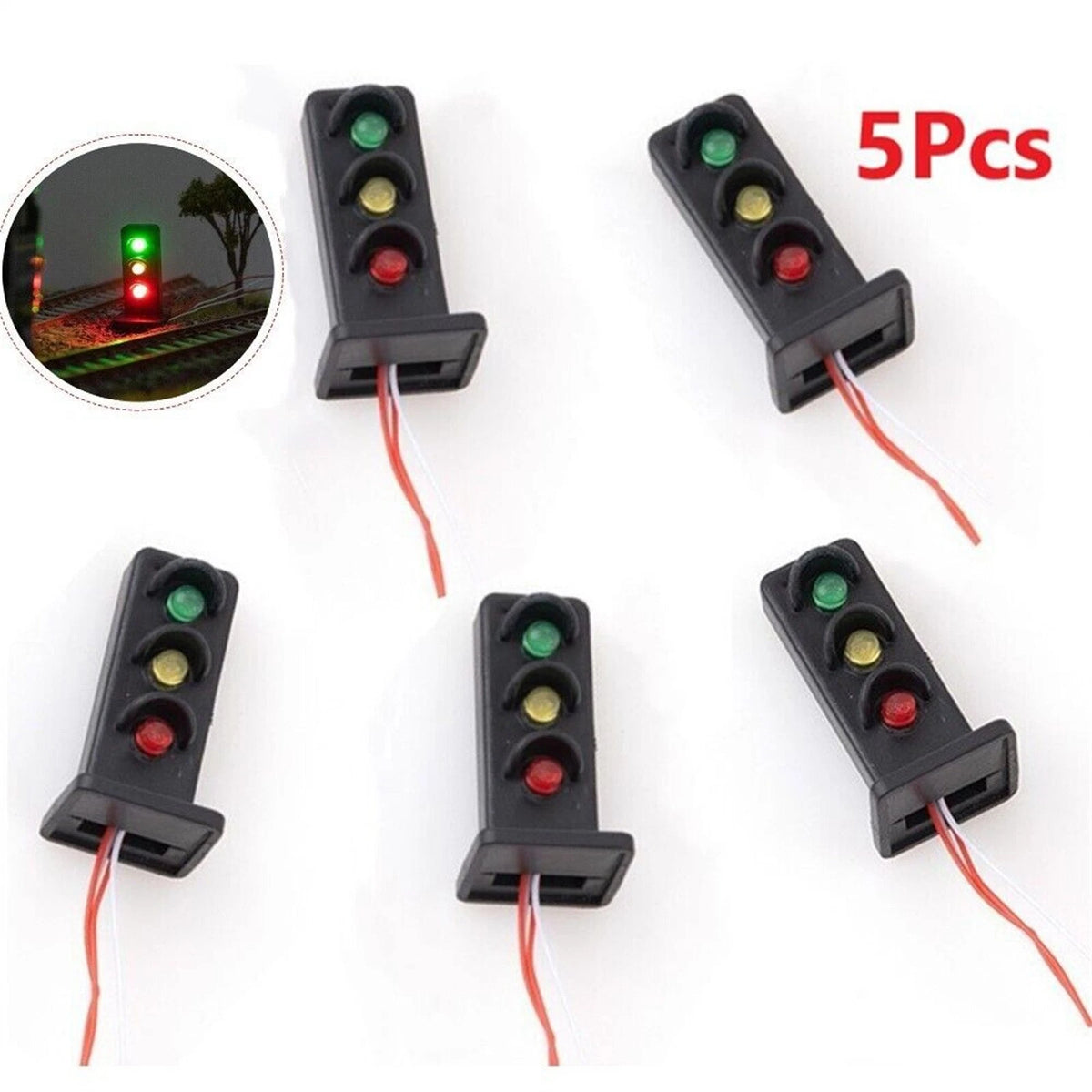 Traffic Light for Train Model (1:87 Scale)