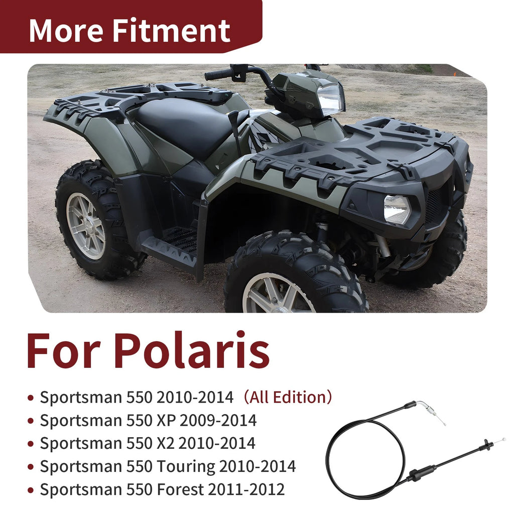 Throttle Cable 7081576 for Polaris Sportsman 550 Touring X2 (2010–2014)