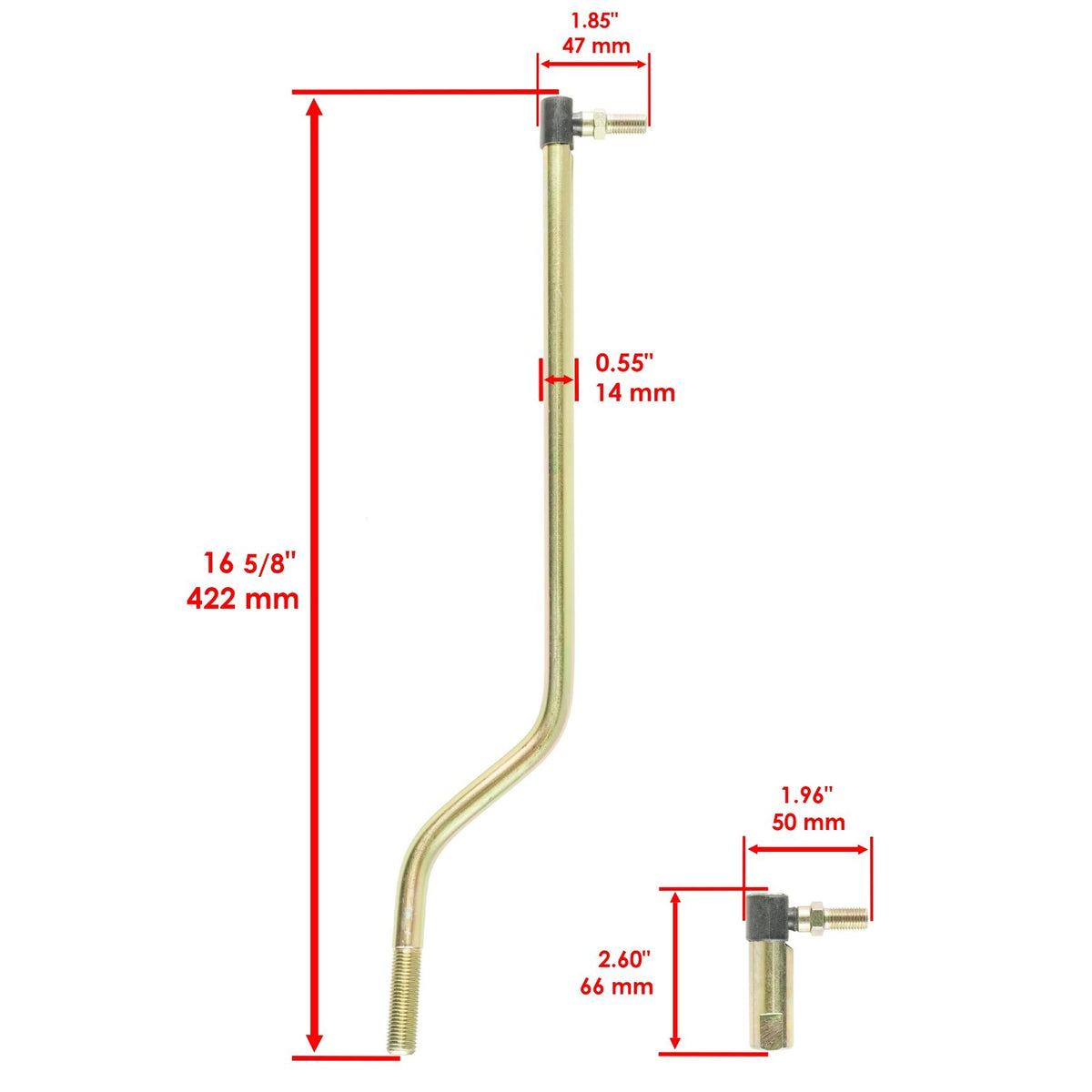 Steering Sector Drag Link Kit Replacement for John Deere D140 D150 D155 D160 D170 (2008–2016)