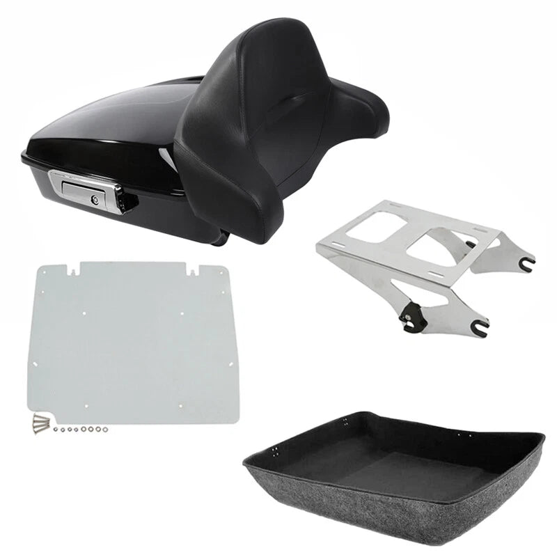Chopped Trunk Mount Rack Base Plate for Harley Touring Road Glide (2014–2026)