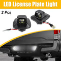2X LED License Plate Light for Chevy C1500 (6000K White)