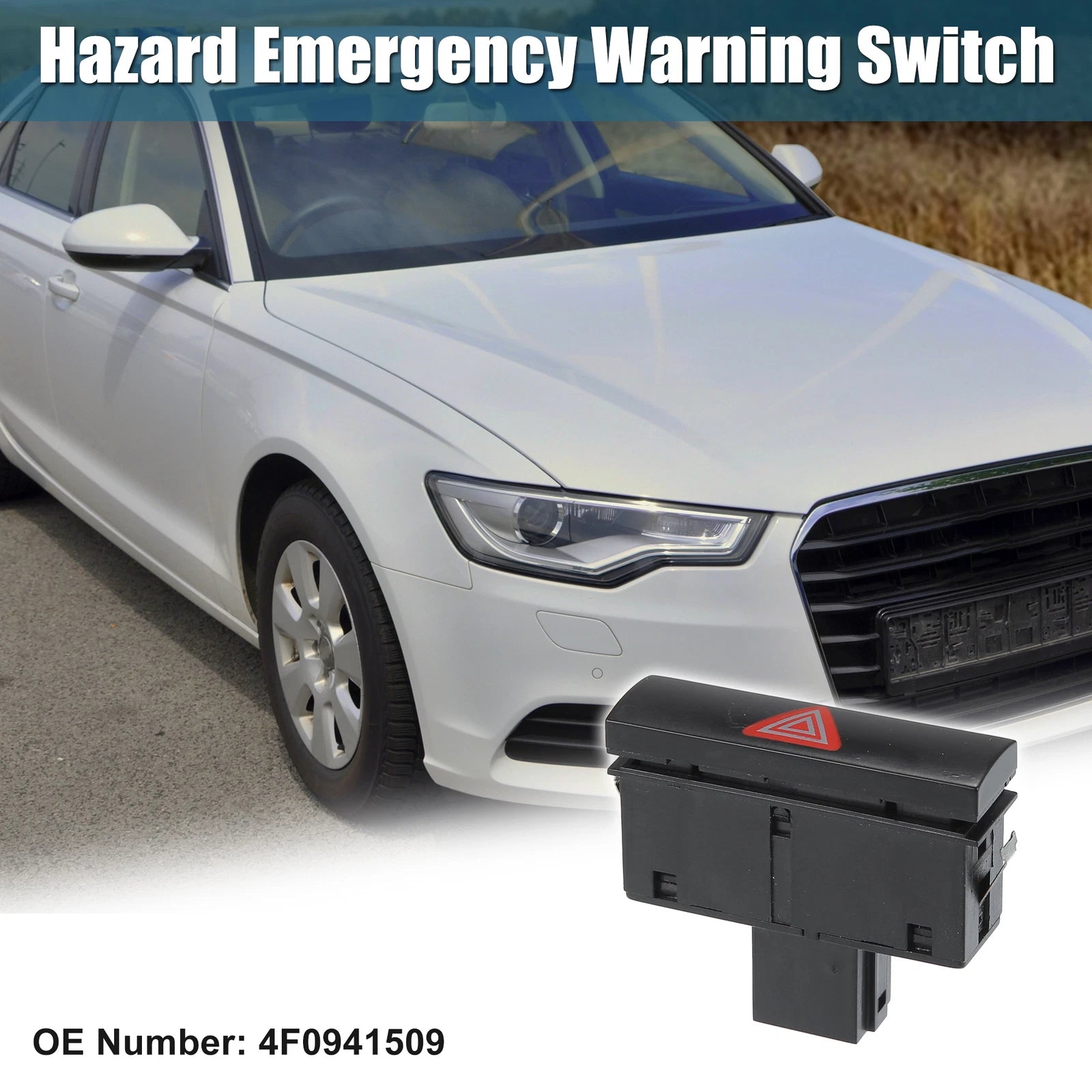 Warning Light Switch No. 4F0941509 for Audi A6/S6 (2005–2011)