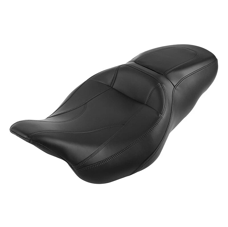 Driver Passenger Seat for Harley Touring Electra Street Glide (2009–2023) Black