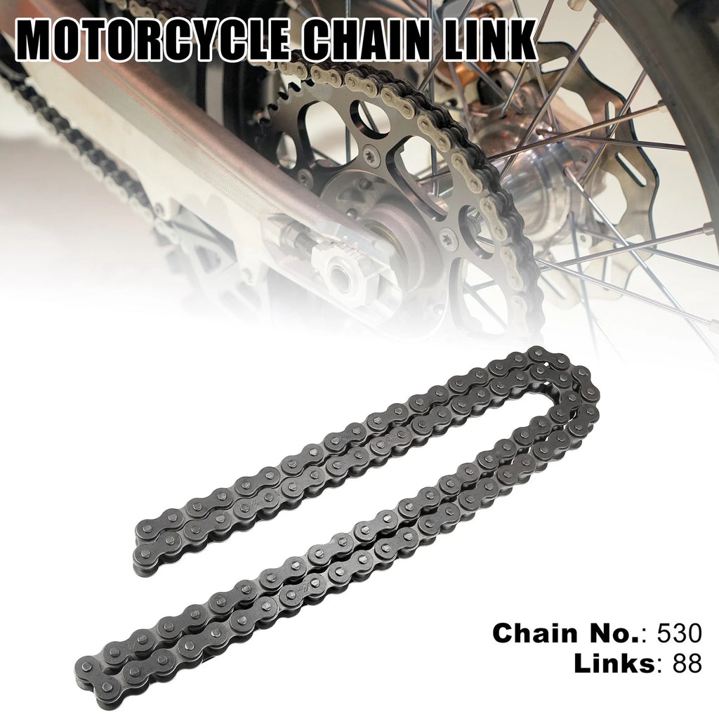 Motorcycle Chain 88 Links Replacement Non O Ring for ATV Dirt Bike