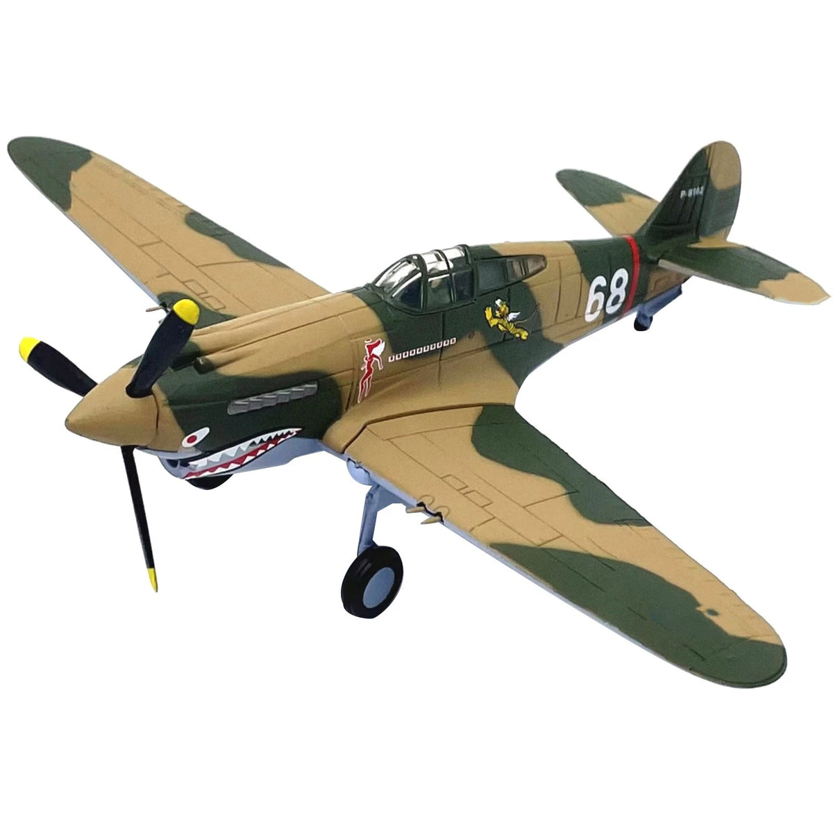 1/72 Diecast Alloy P40 Fighter Aircraft Model for Static Display