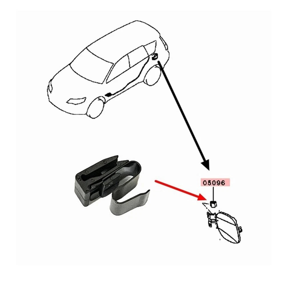 Fuel Flap Clip for - Replacement Mechanism