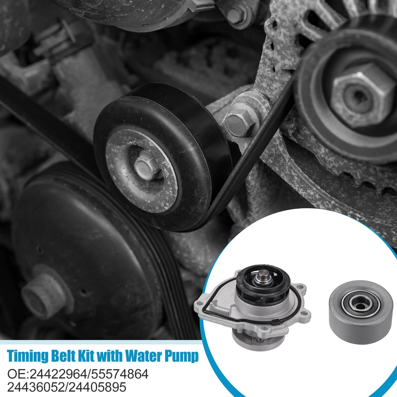 Timing Belt Kit with Water Pump Replacement for Chevrolet Astra (2007–2008)