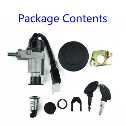 Ignition Motorcycle Switch Lock Set for GY6 139QMB 50/125/150cc Scooter