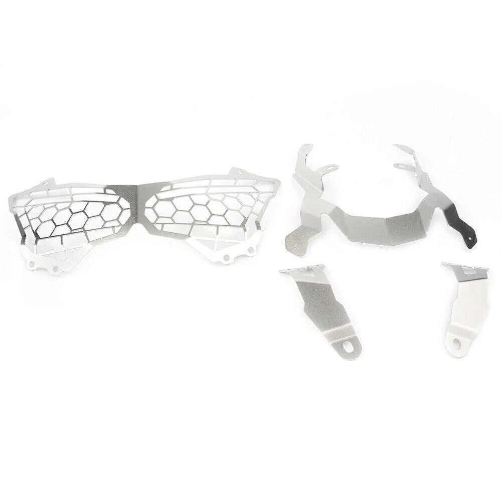 Headlight Grill Cover Motor Protector for Kawasaki Z900 (2017–2018) Silver