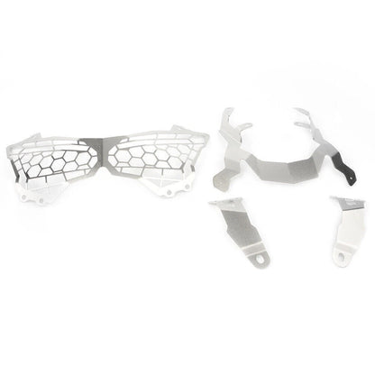 Headlight Grill Cover Motor Protector for Kawasaki Z900 (2017–2018) Silver