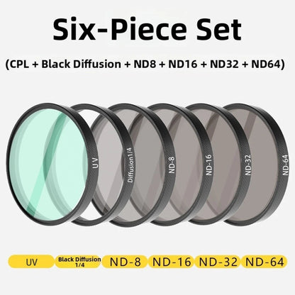 Complete Set ND Filter Kit for DJI Action 6 (2023) - UV CPL ND8 ND16 ND32 ND64