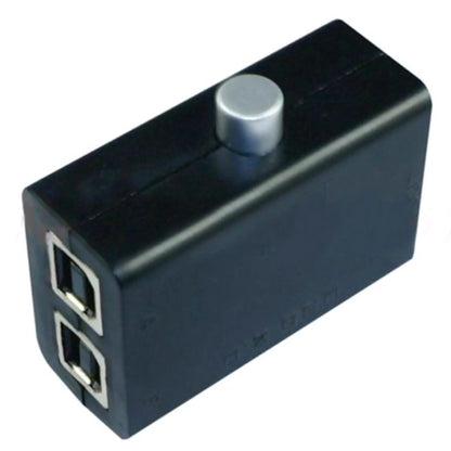 USB Sharing Switch Box Hub 2 Ports for PC Scanner Printer