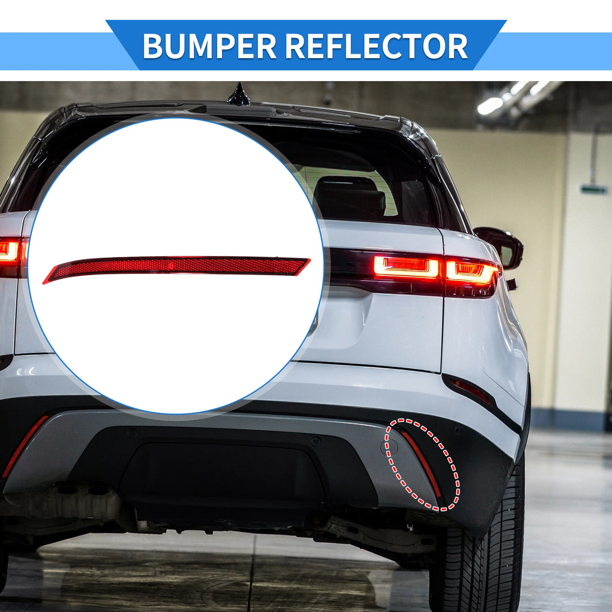 Rear Right Bumper Reflector No.LR093435 for Land Rover Range Rover Velar (2018–2023)