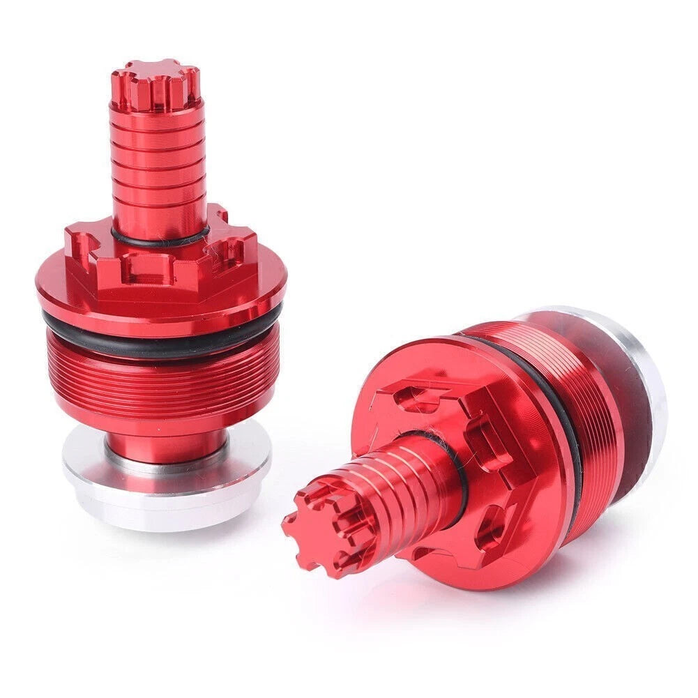 41mm Front Fork Shock Absorber Bolt Cover Cap for Yamaha YZF-R25/R3 (2014–2023) Red
