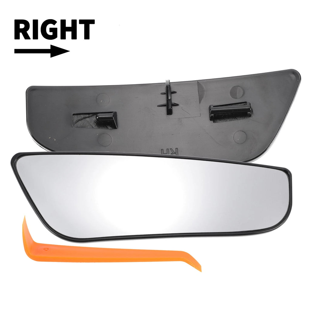 Passenger Side Mirror Glass Replacement for Ford (Non-Heated)
