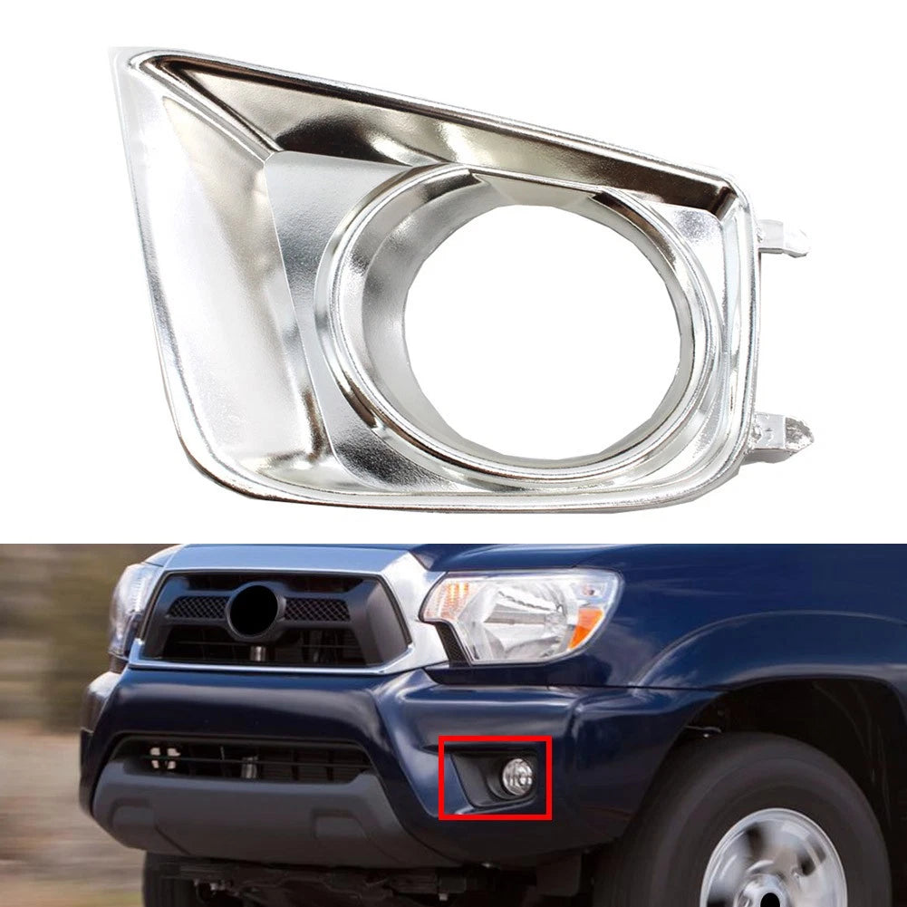 1x Chrome Fog Light Bezel for Toyota Tacoma (2012–2015)