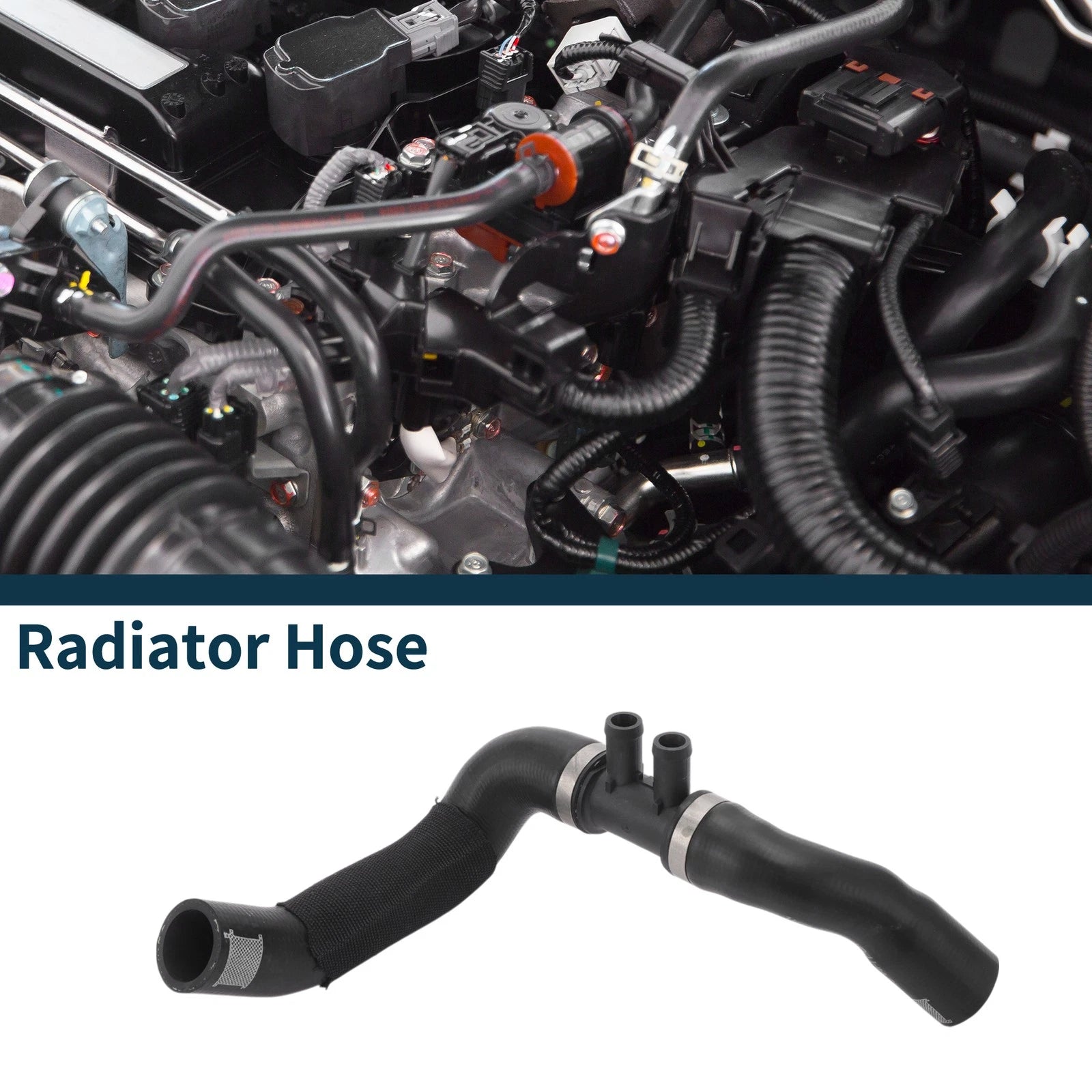 Radiator Hose Replacement for Volkswagen Golf (2009–2011) Rubber Plastic