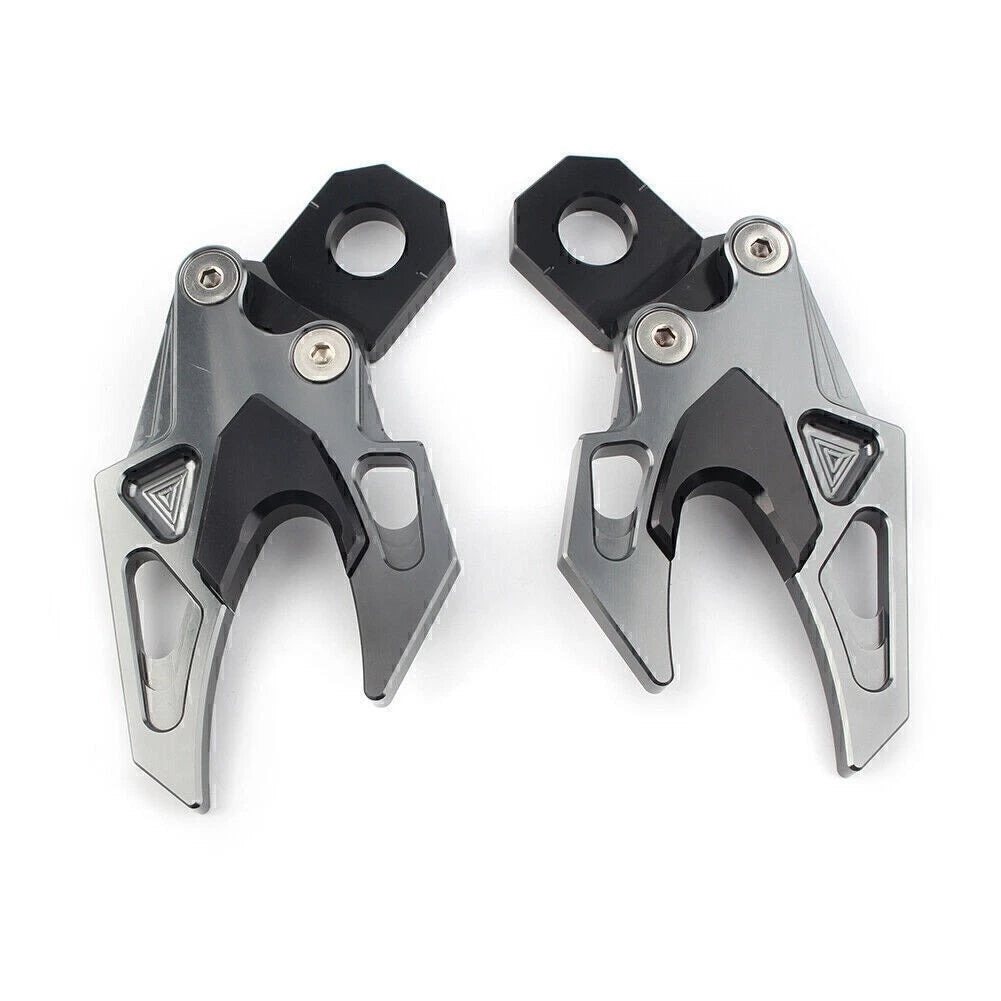 CNC Rear Fork Chain Adjuster for Honda CB650F (2014–2018) Grey