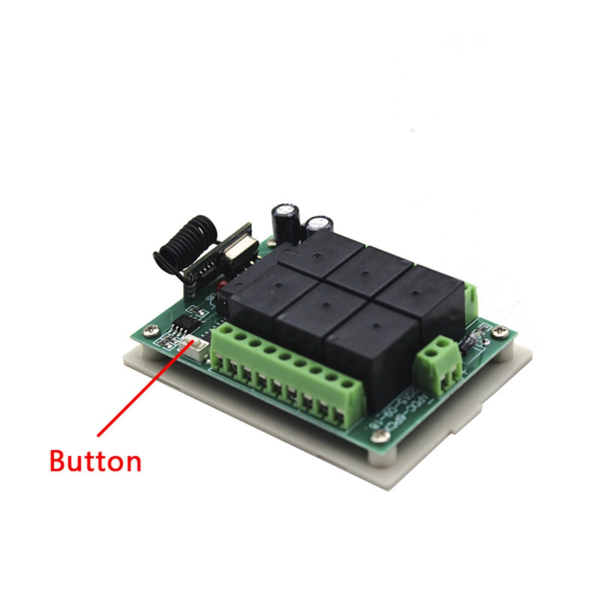 6-Channel Relay RF Wireless Remote Control Switch Transmitter Receiver Accessory