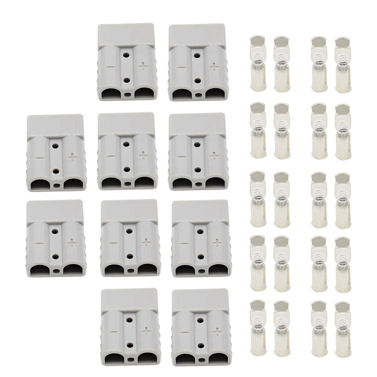 10Pcs Anderson Style Plug Connectors 50 AMP 12-24V 6AWG