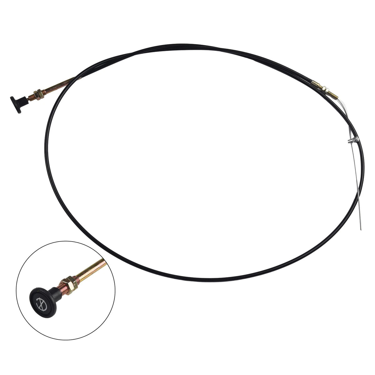 Carburetor Choke Cable for Push Pull Throttle Control (1.5m, 2m Length)