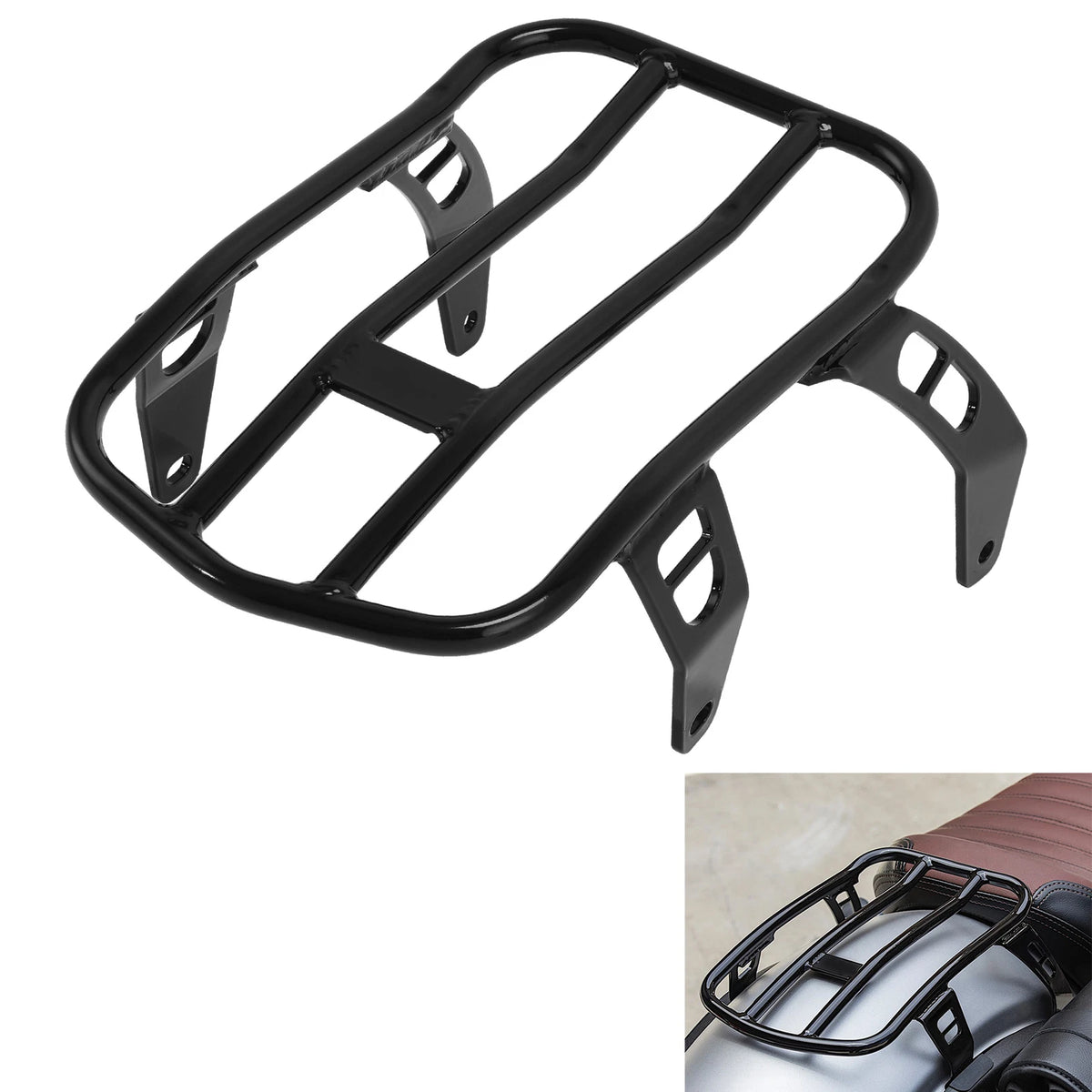 Rear Solo Luggage Rack for Indian Scout Bobber Sixty (2018–2024)