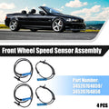 4pcs ABS Wheel Speed Sensor Front Rear Left Right for BMW 325xi (2001–2005)