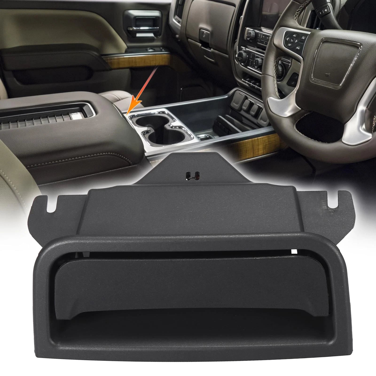 Center Console Armrest Lid Latch Handle for Chevrolet Silverado (2014–2018)