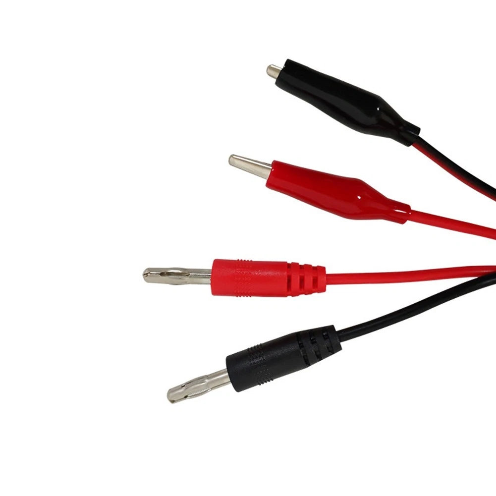 DC Power Test Cable 60cm Rated 10A with Clip Terminations