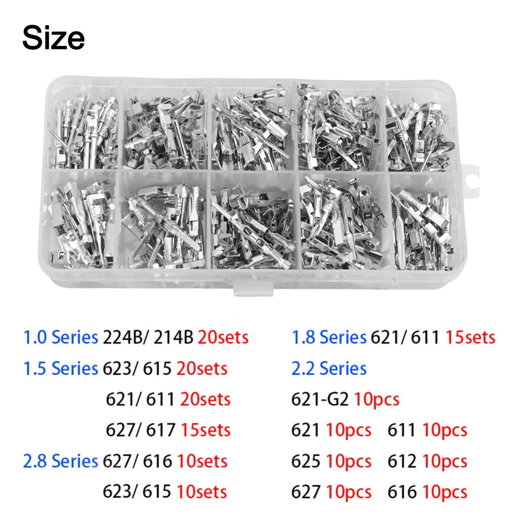290Pcs Electrical Wire Terminal Pins Kit for