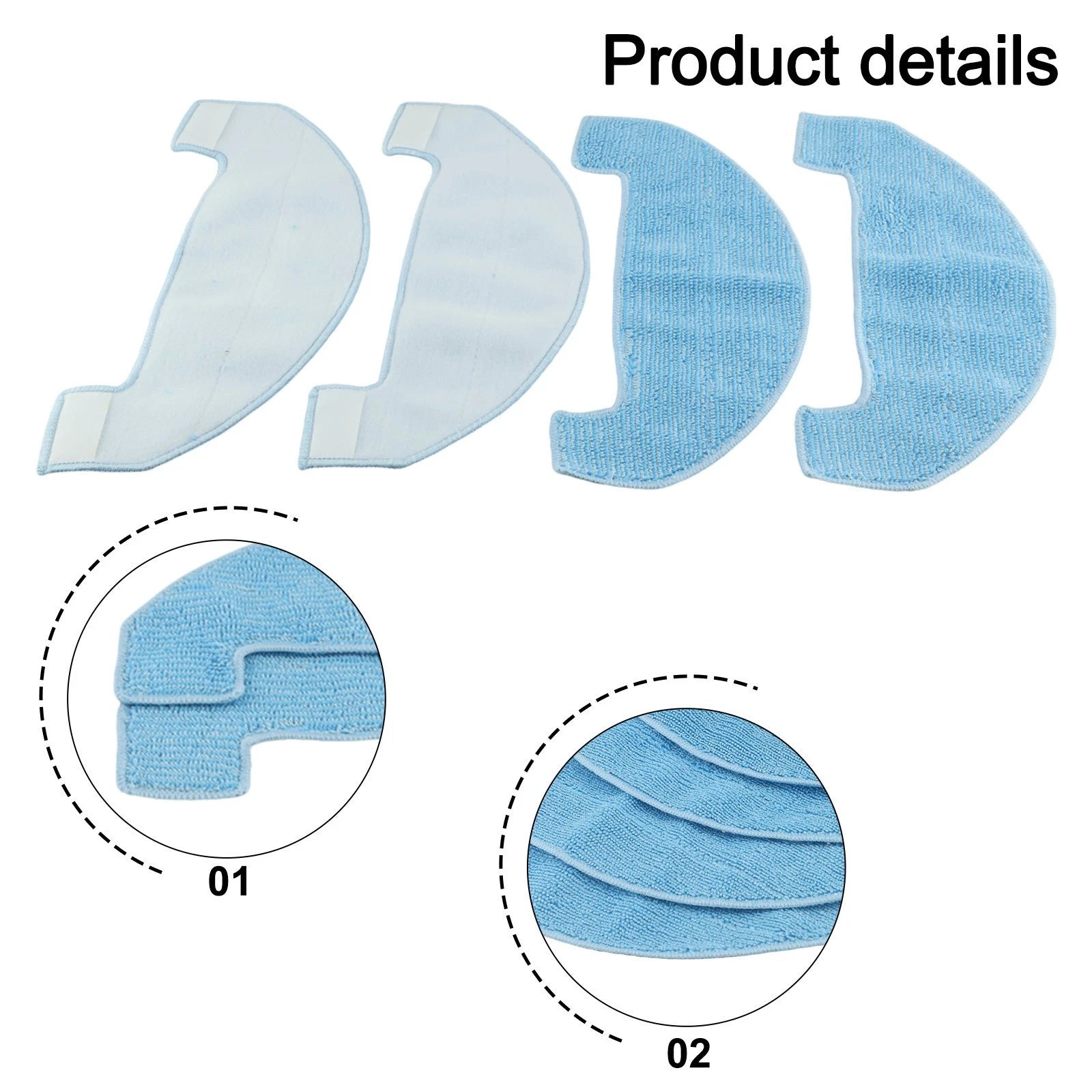 Mop Cloth for Ultenic D10 Robot Vacuum (Replacement)