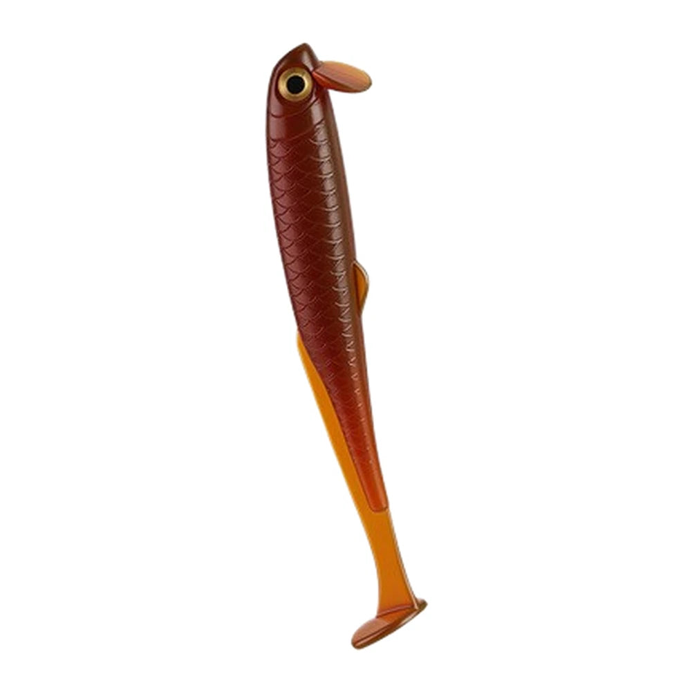Soft T-Tail Lure 7.5cm 3g PVC for Surface Dragging Twitching