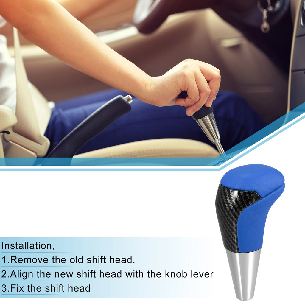 Gear Shift Knob Replacement Carbon Fiber Pattern for Toyota Unpunched (2014–2019)