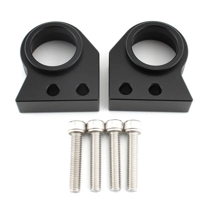 2X Handlebar Riser Bar Lift Clamp Adapter for Kawasaki ZZ-R600 (1990–2007)