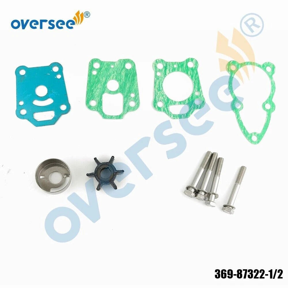 Water Pump Repair Kit for Tohatsu Nissan 4 5HP Outboard (M5BS, 8M0155395)