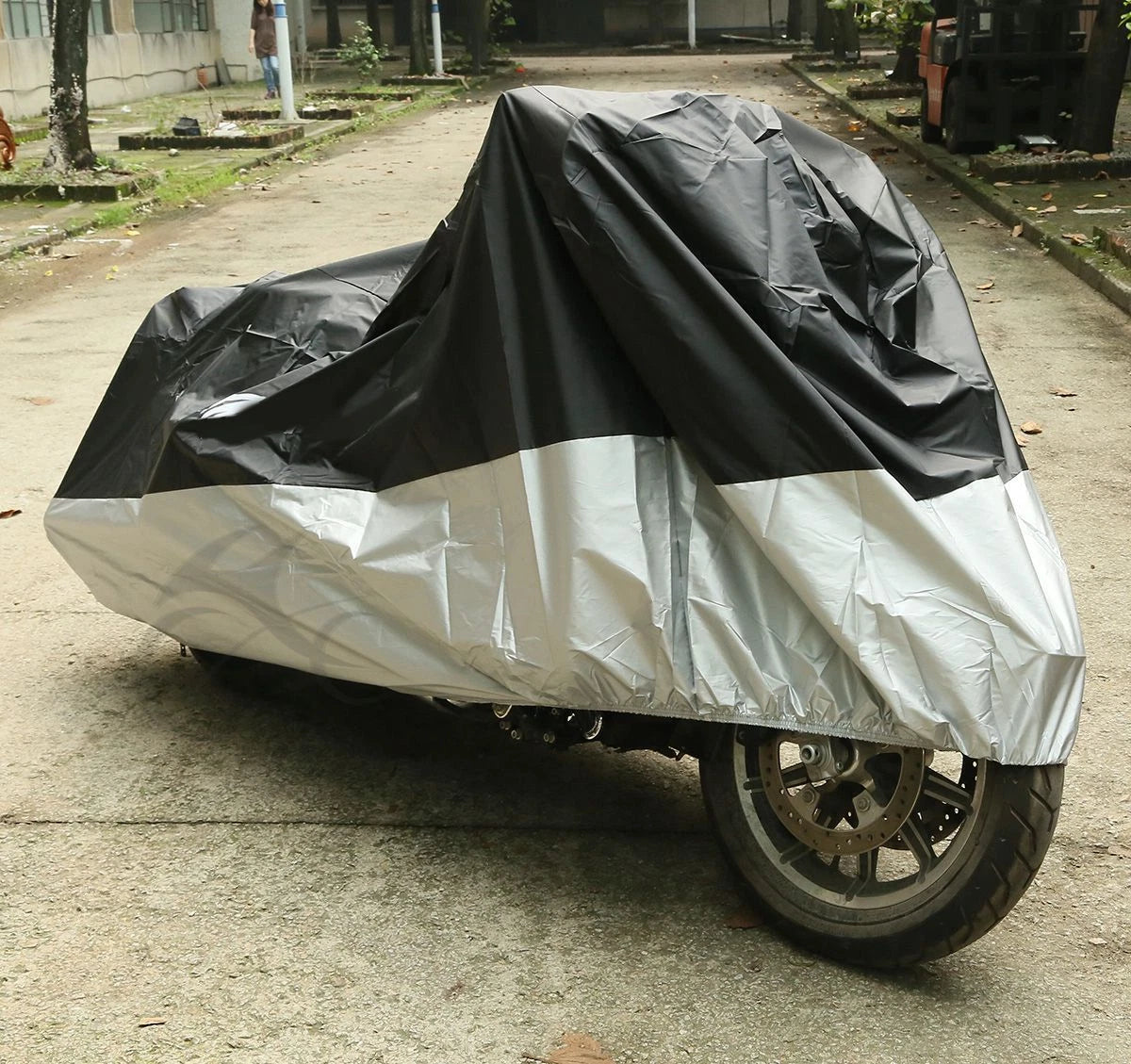 Motorcycle Cover for Dust Protection (295x110x140cm) Waterproof UV Protector