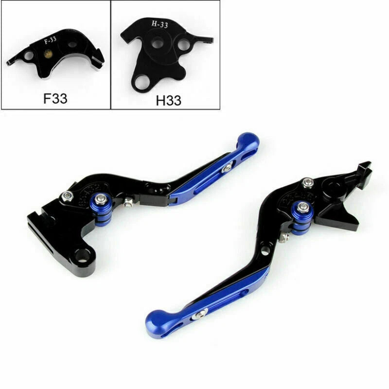 Adjustable Brake Clutch Levers for Honda CBR1000RR (2008–2023) Blue T9