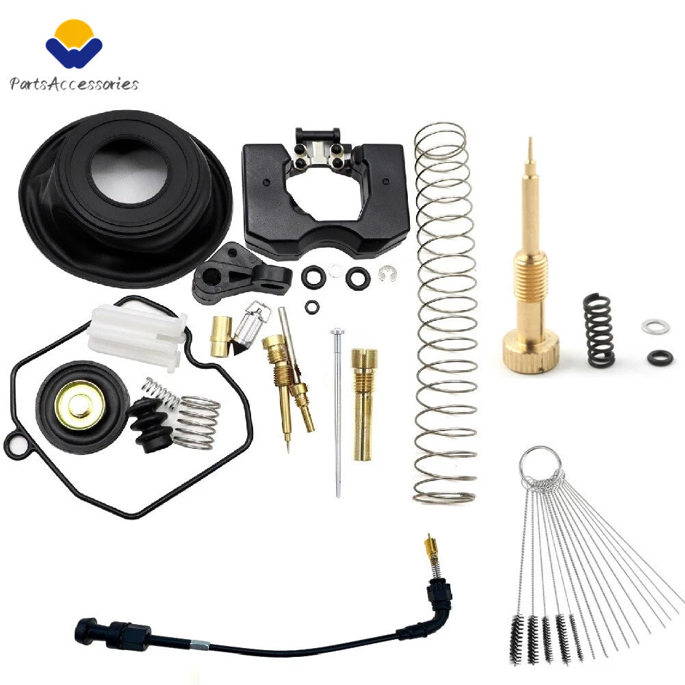 Carburetor Rebuild Kit & Choke Cable for Harley-Davidson Sportster 883 1200 (1988–2023)
