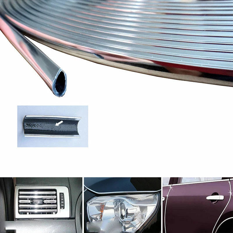 Chrome Door Edge Trim Strip Moulding for Car Auto Protection