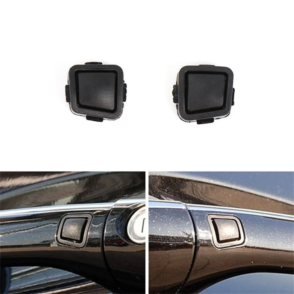 2X Outside Door Handle Sensor Button Cover for Mercedes Benz GL E ML (2207600570, A-220-760-05-70)