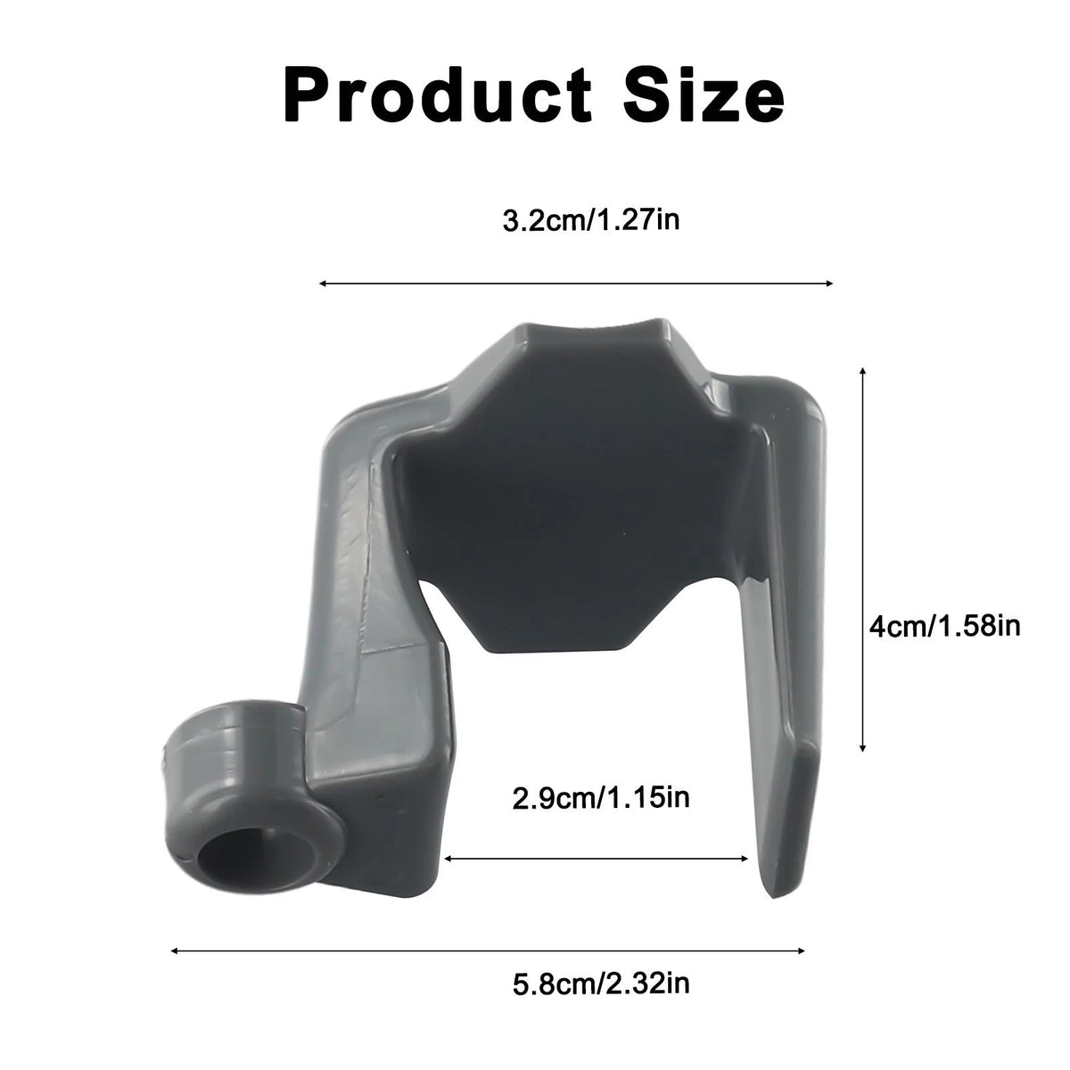 Pack of 4 Pontoon Boat Rail Clips for Square Tubing