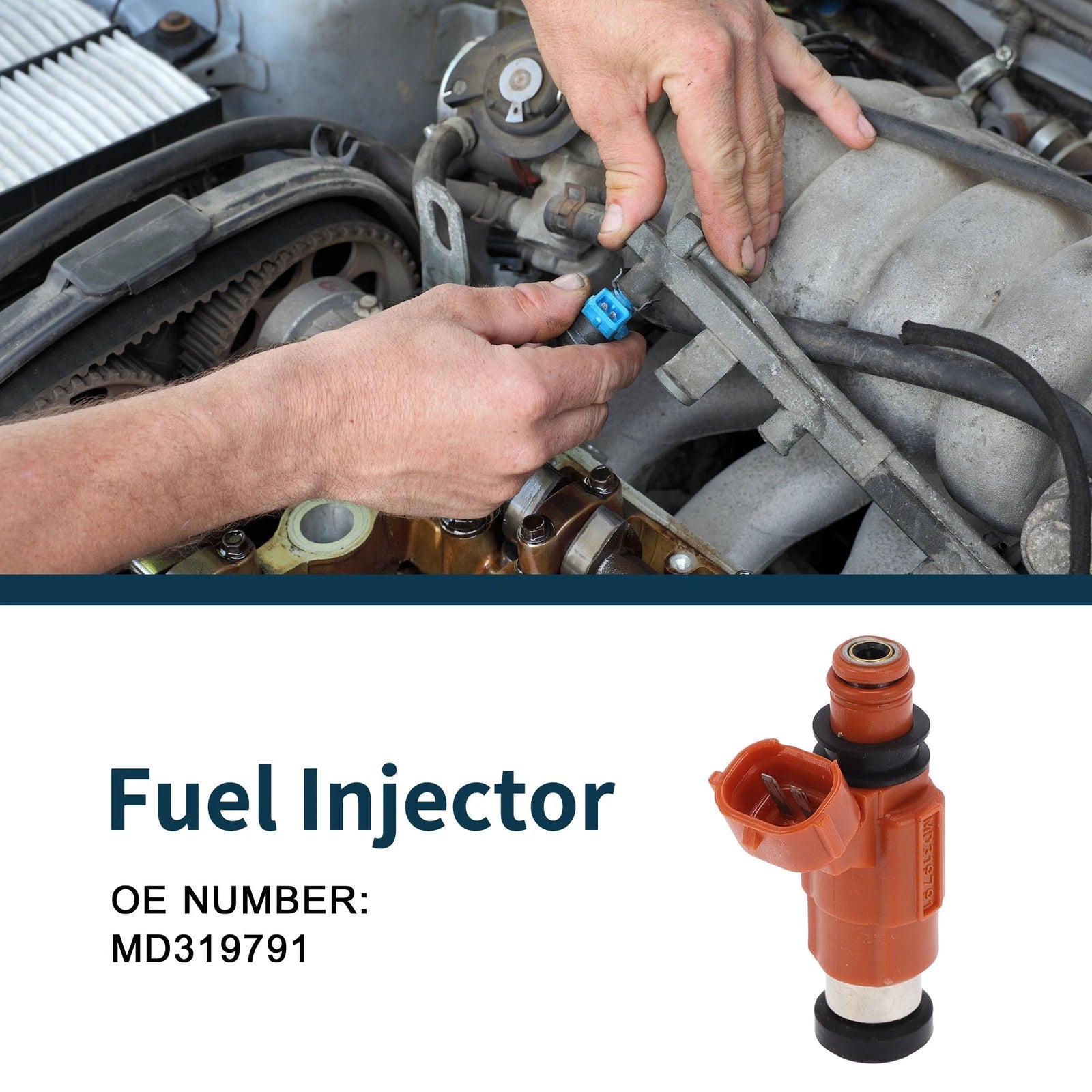Fuel Injector Replacement for Mitsubishi Eclipse GT 3.0 (2000–2005) 1 Piece