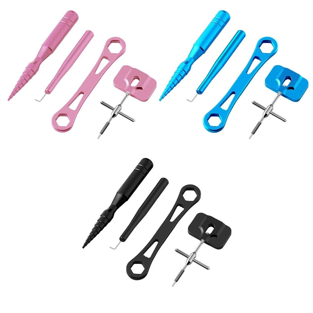 Fishing Reel Maintenance Tool Set with Protective Storage Box