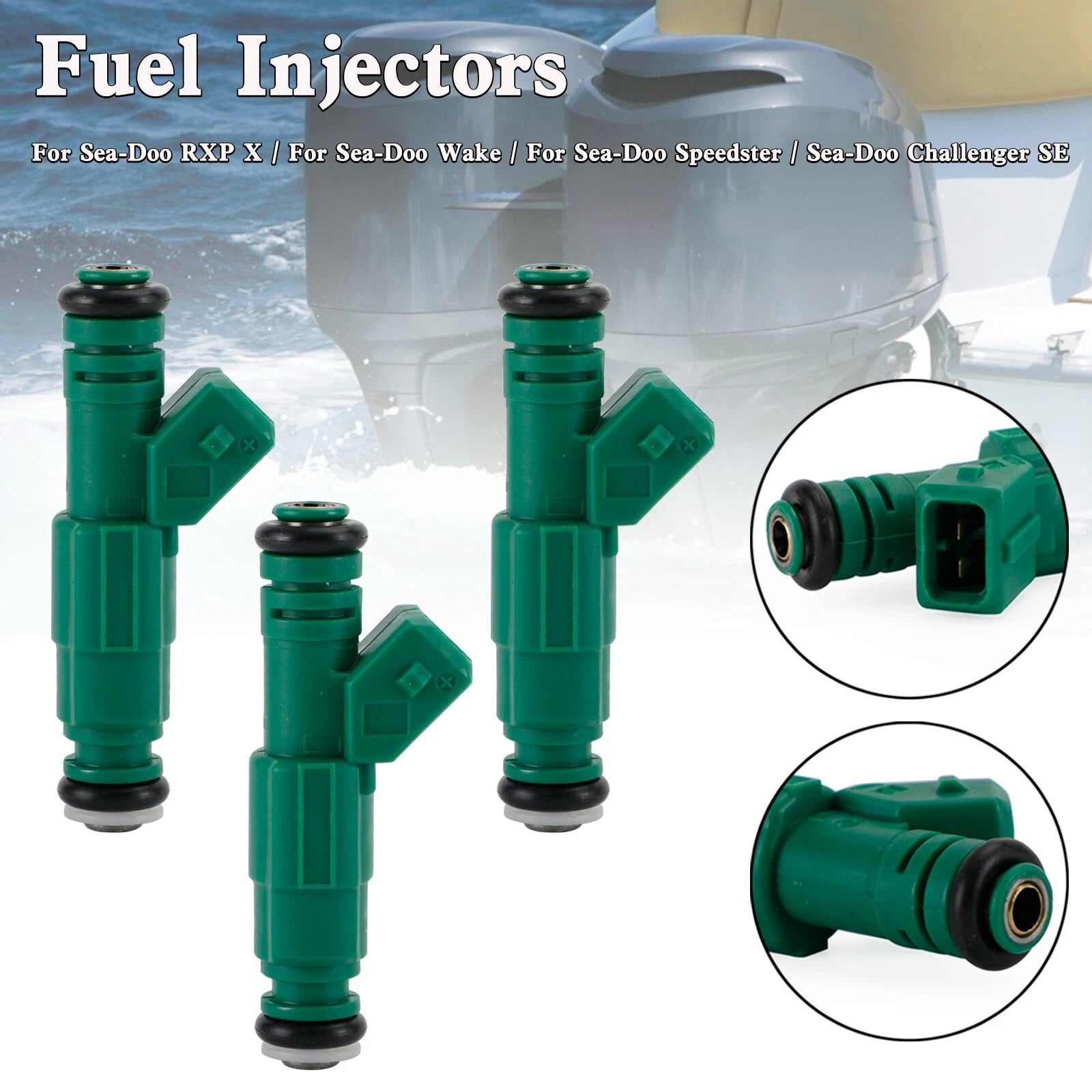 3X Fuel Injector 006-623 420874432 for Sea Doo Speedster RXP-X RXT-X (255)