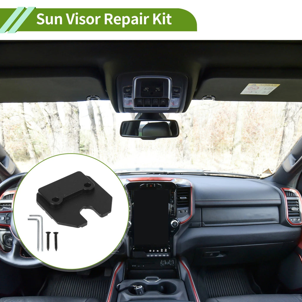 Sun Visor Repair Kit Replacement for Dodge Ram 1500 (2019–2023) Aluminum