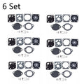 Set of 6 Carburetor Repair Kits for Zama RB-97 STIHL FC90 FC95 FS87 FS91 FS100 FS110
