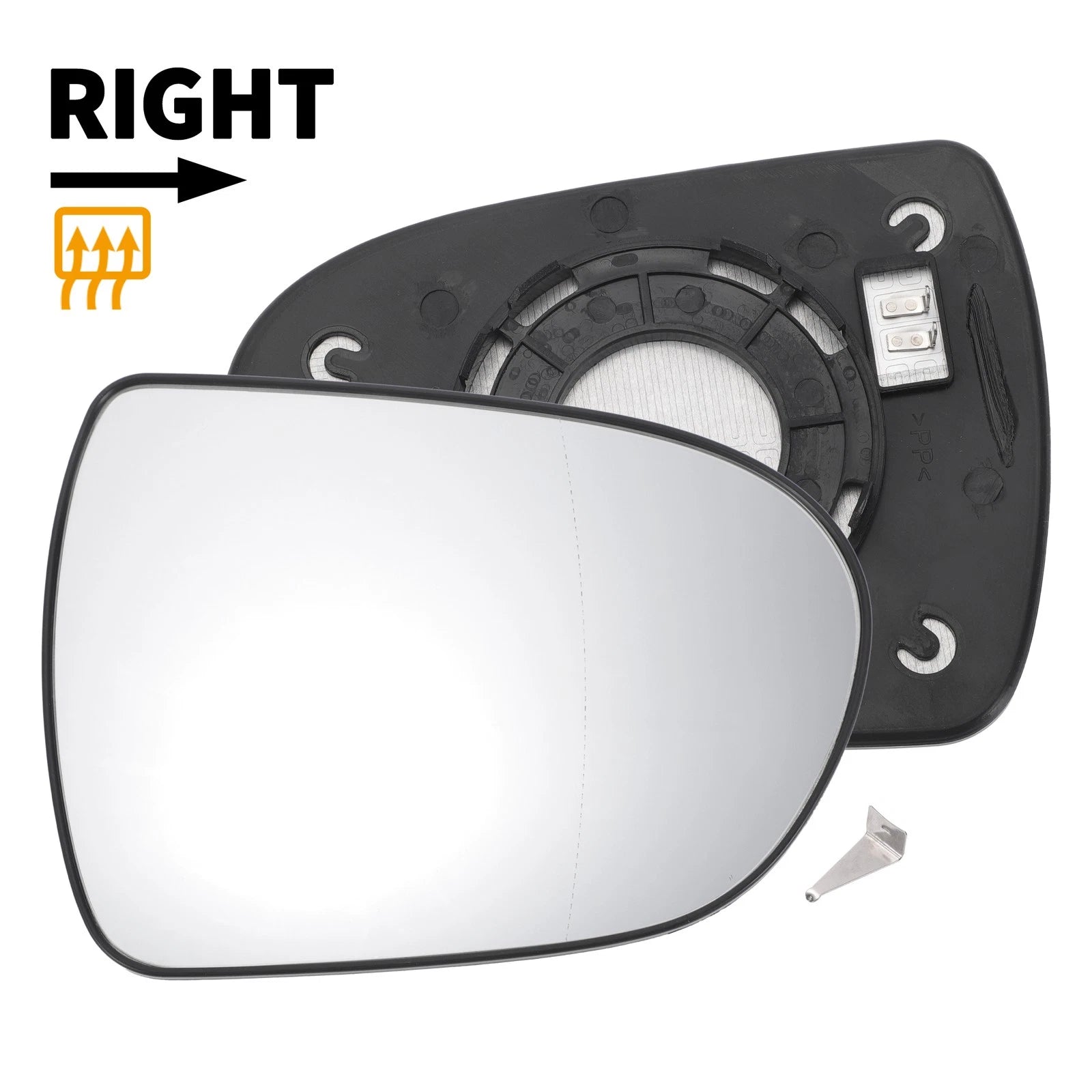 Right Side Heated Mirror Glass Replacement for Hyundai i40 (2012–2020)