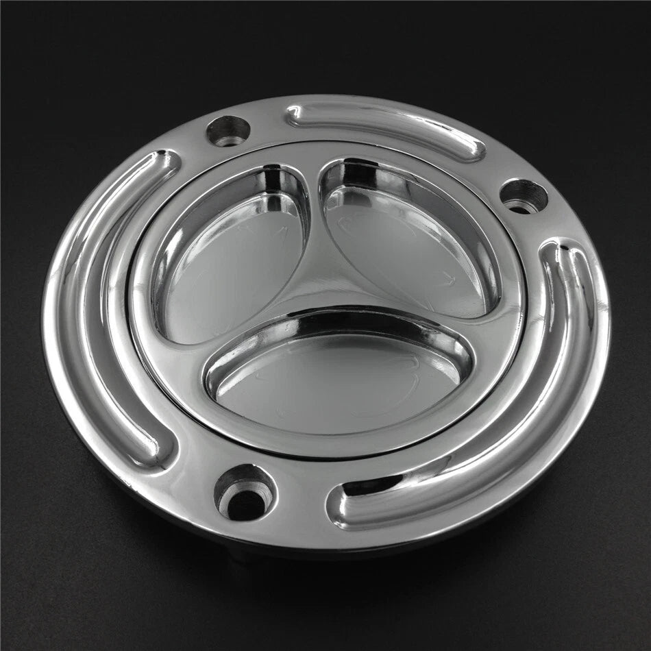 Chrome Keyless Gas Cap for Yamaha YZF R6 (2006–2020)